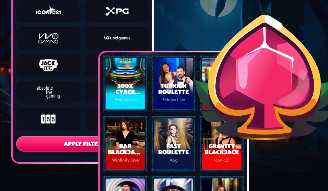 Explore your personalized game lobby within the official Seven Casino App.
